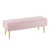 Lumisource Marla Pleated Bench BC-MARLAPLT AUVPK